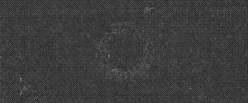 a black and white image of a circle made of dots