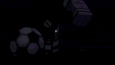 a cartoon character is laying on a soccer ball in a stadium with a sign that says so japan u