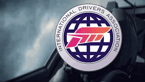 the logo for the international drivers association is shown