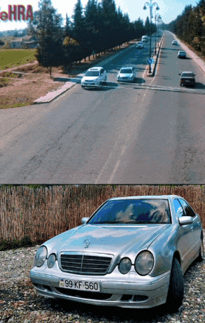 a silver mercedes with the license plate 99-kf-560