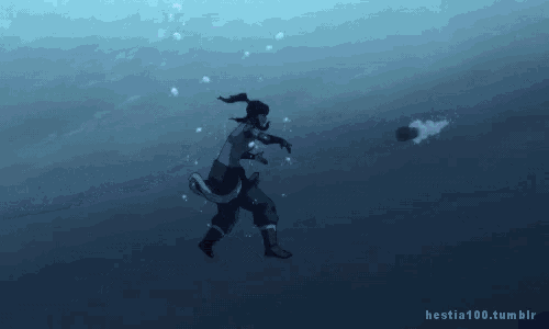 a person is swimming in the ocean with a turtle .