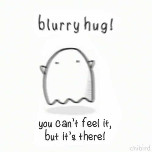 Hug Ghost Hug GIF - Hug Ghost Hug Blurry Hug GIFs