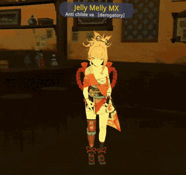 jelly melly mx is a character in a video game