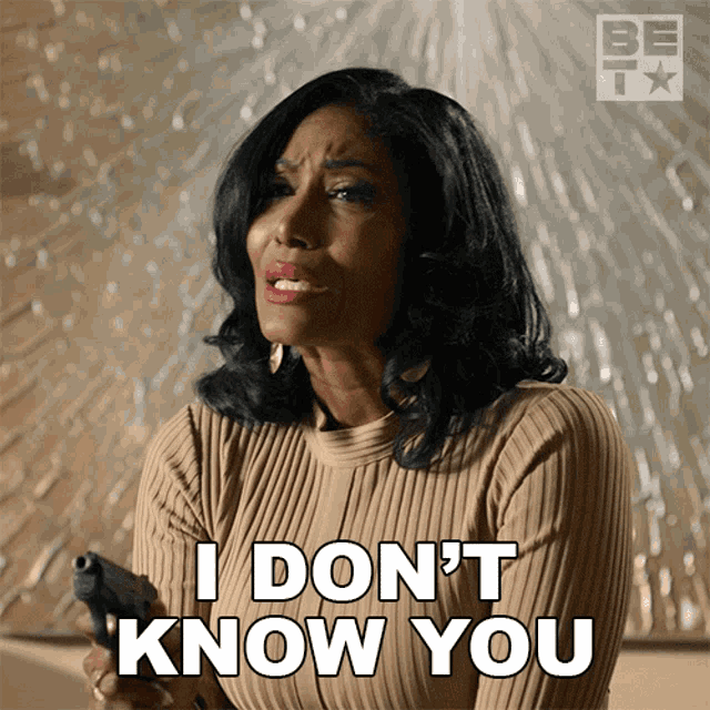 I Dont Know You Dominique GIF - I Dont Know You Dominique The Family Business GIFs