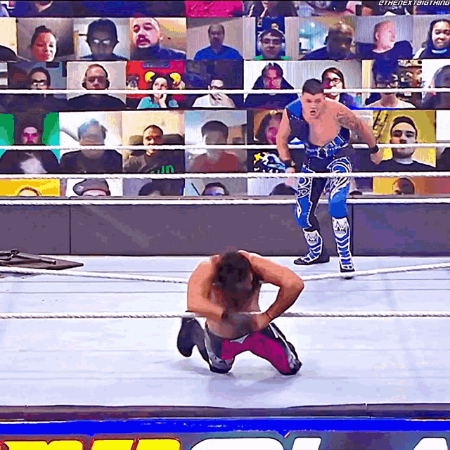Dominik Mysterio 619 GIF - Dominik Mysterio 619 Seth Rollins GIFs