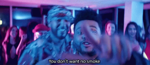 No Smoke GIF - No Smoke Weeknd GIFs