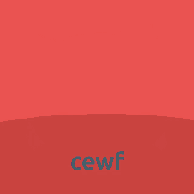 a cartoon drawing of a dog with its tongue out and the word cew on the bottom right