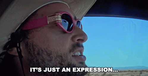 Its Just An Expression No Offense GIF - Its Just An Expression No Offense Just A Saying GIFs
