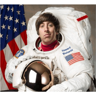 Howard Astronaut GIF