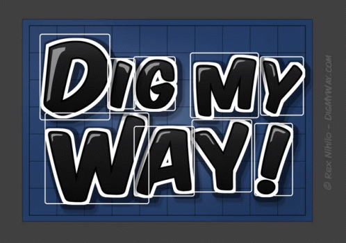 Dig My Way Logo GIF - Dig My Way Logo Design GIFs