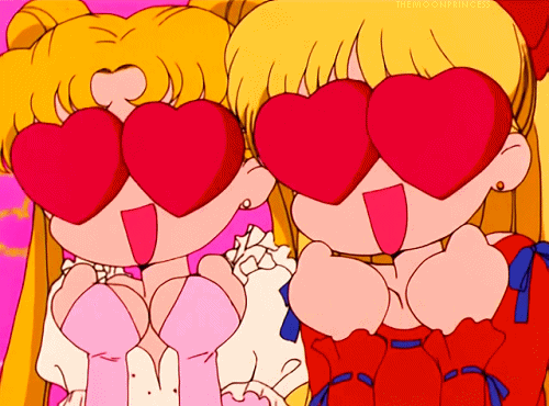 Love It GIF - Sailor Moon Hearts In Love GIFs