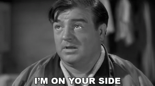 Im On Your Side Lou Francis GIF - Im On Your Side Lou Francis Abbott And Costello Meet The Invisible Man GIFs