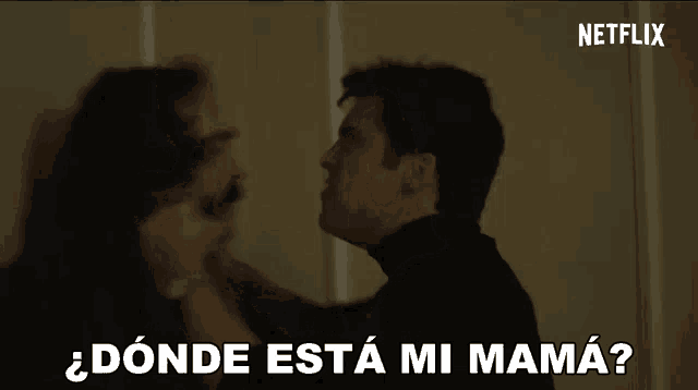 a netflix ad shows a man and woman fighting