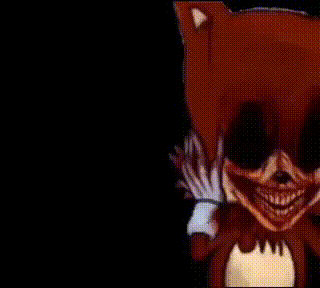 a cartoon character is laughing in front of a red sign that says `` ha ha ha '' .