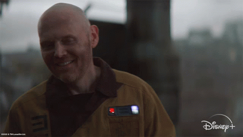 Fading Smile Migs Mayfeld GIF - Fading Smile Migs Mayfeld The Mandalorian GIFs
