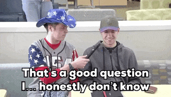 Thats A Good Question I Honestly Dont Know GIF - Thats A Good Question I Honestly Dont Know Northwoods Madden League GIFs