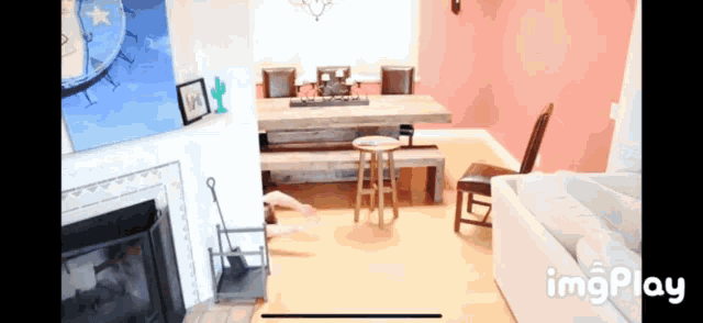 a screenshot of a living room with the words imgplay at the bottom of the screen