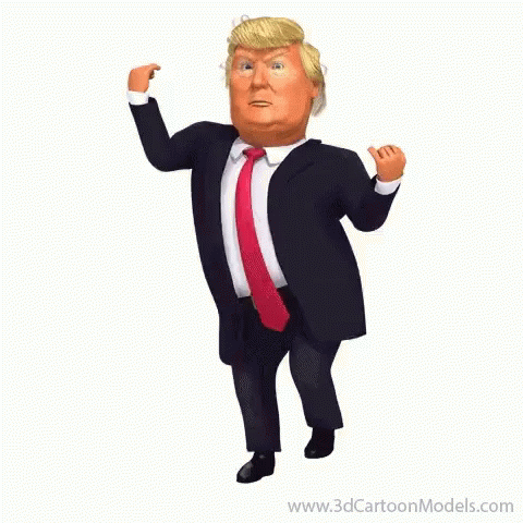 Donald Trump Rofl GIF - Donald Trump Rofl Dancing GIFs