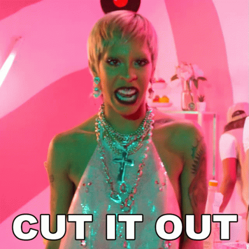 Cut It Out Rico Nasty GIF - Cut It Out Rico Nasty Girl Scouts Song GIFs