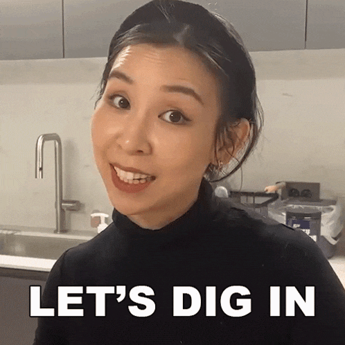 Let'S Dig In Tina Yong GIF - Let'S Dig In Tina Yong Let'S Eat GIFs