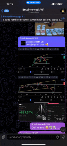 a screenshot of a telegram chat with a bot named botainternetit vip
