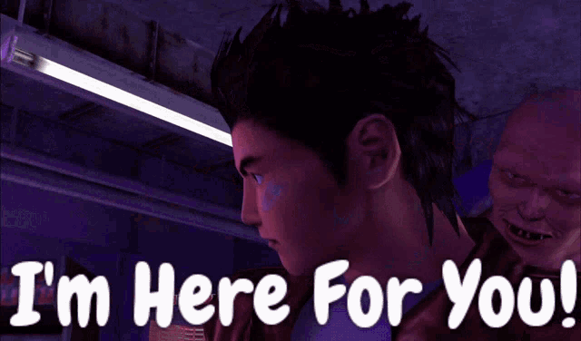 Shenmue Shenmue Im Here For You GIF - Shenmue Shenmue Im Here For You Im Here For You GIFs