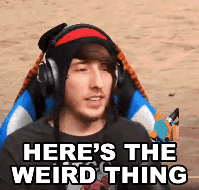 Heres The Weird Thing Forrest Starling GIF - Heres The Weird Thing Forrest Starling Kreekcraft GIFs