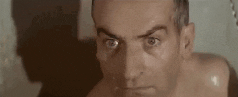 Defunès Douche GIF