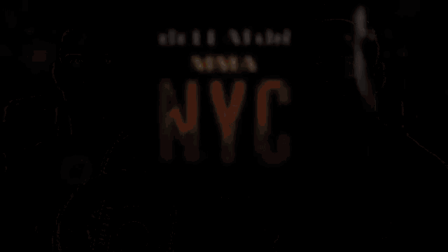 a poster for bellator mma nyc shows two men