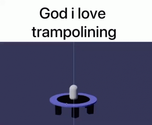 God I Love Trampolining Trampoline GIF