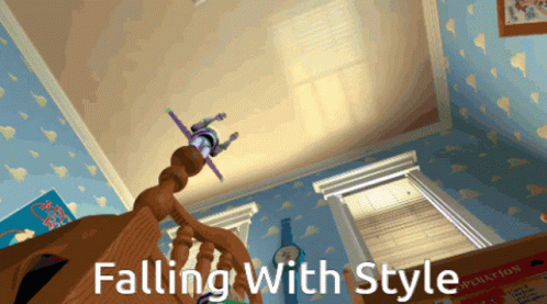Falling With Style Toy Story GIF - Falling With Style Toy Story Toys GIFs