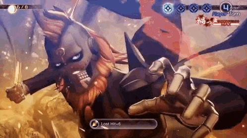 a video game character with a beard and horns is holding a sword and pointing at the camera .