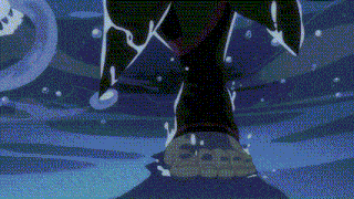 a close up of a person 's foot standing in the water