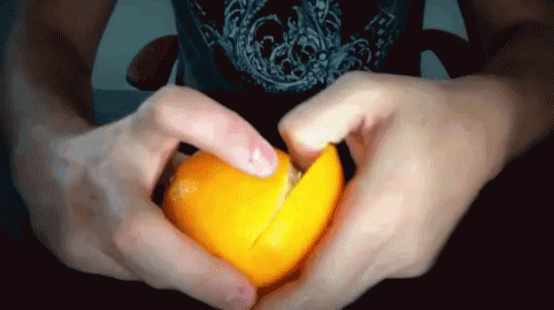 Orange Peel GIF - Peel Orange Yum GIFs