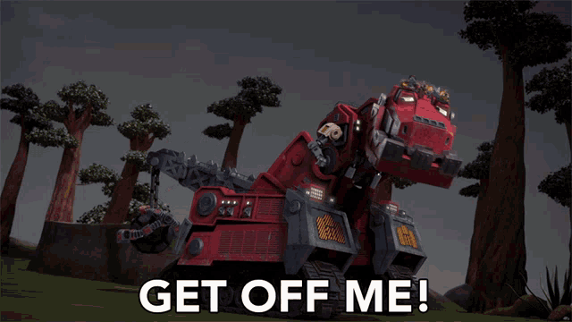 Get Off Me Ty Rux GIF - Get Off Me Ty Rux Dinotrux GIFs