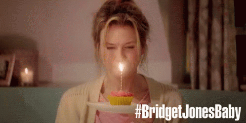 Birthday Wish GIF - Bridget Joness Baby Bridget Jones Gi Fs Renee Zellweger GIFs
