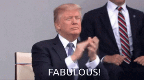 Donald Trump Fabulous GIF - Donald Trump Fabulous Clap GIFs
