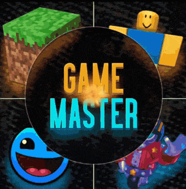 a circle with the words game master in the middle