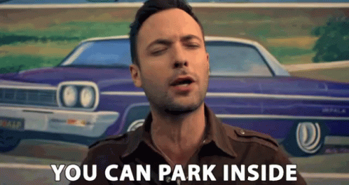 You Can Park Inside Parking GIF - You Can Park Inside Parking Park Car GIFs