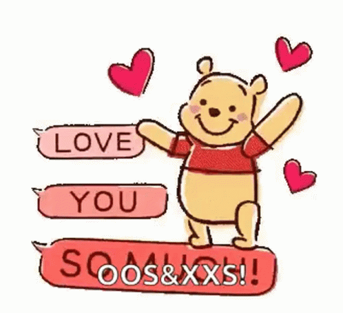 Winnie The Pooh I Love You GIF - Winnie The Pooh I Love You Love You So Much GIFs