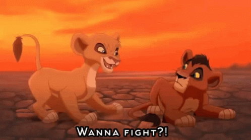 Lionking Wanna Fight Me GIF - Lionking Wanna Fight Me Lets Go GIFs