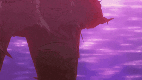 a purple background with the word thunderers on the bottom right