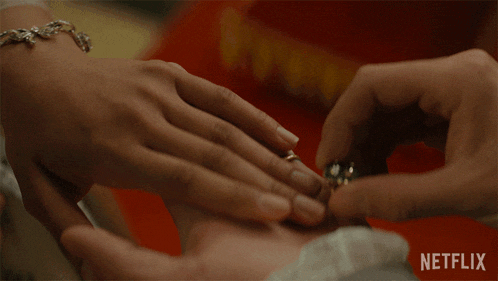 Putting A Ring On Young King George GIF - Putting A Ring On Young King George Young Queen Charlotte GIFs