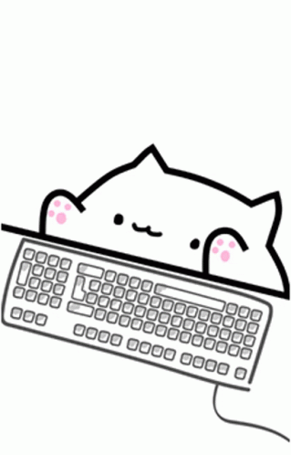 Bongo Cat Typing GIF - Bongo Cat Typing Keyboard GIFs