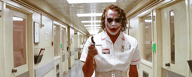 a nurse with a name tag that says dentist