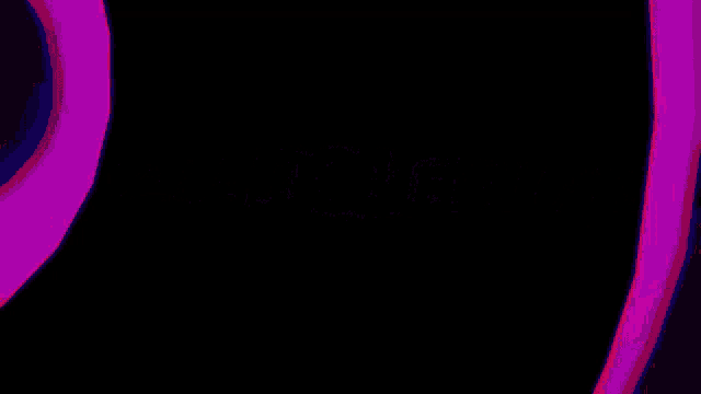 a purple circle on a black background with a purple swirl