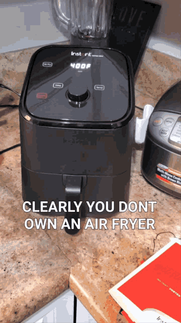 Clearly You Dont Own An Air Fryer No_mosins GIF - Clearly You Dont Own An Air Fryer Air Fryer No_mosins GIFs