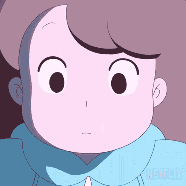 a close up of a person 's face with a netflix logo in the corner