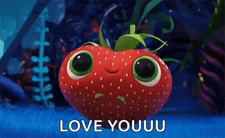 Cloudy With A Chance Of Meatballs Strawberry GIF - Cloudy With A Chance Of Meatballs Strawberry Fraise GIFs