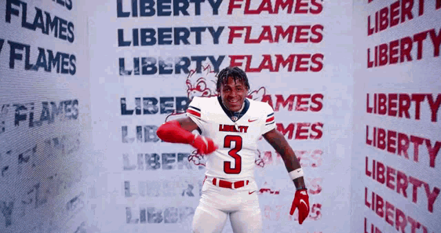 Liberty Liberty Football GIF - Liberty Liberty Football Liberty Flames GIFs